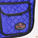 HILASON Western Horse Luxury Quilted Saddle Pads With Pockets