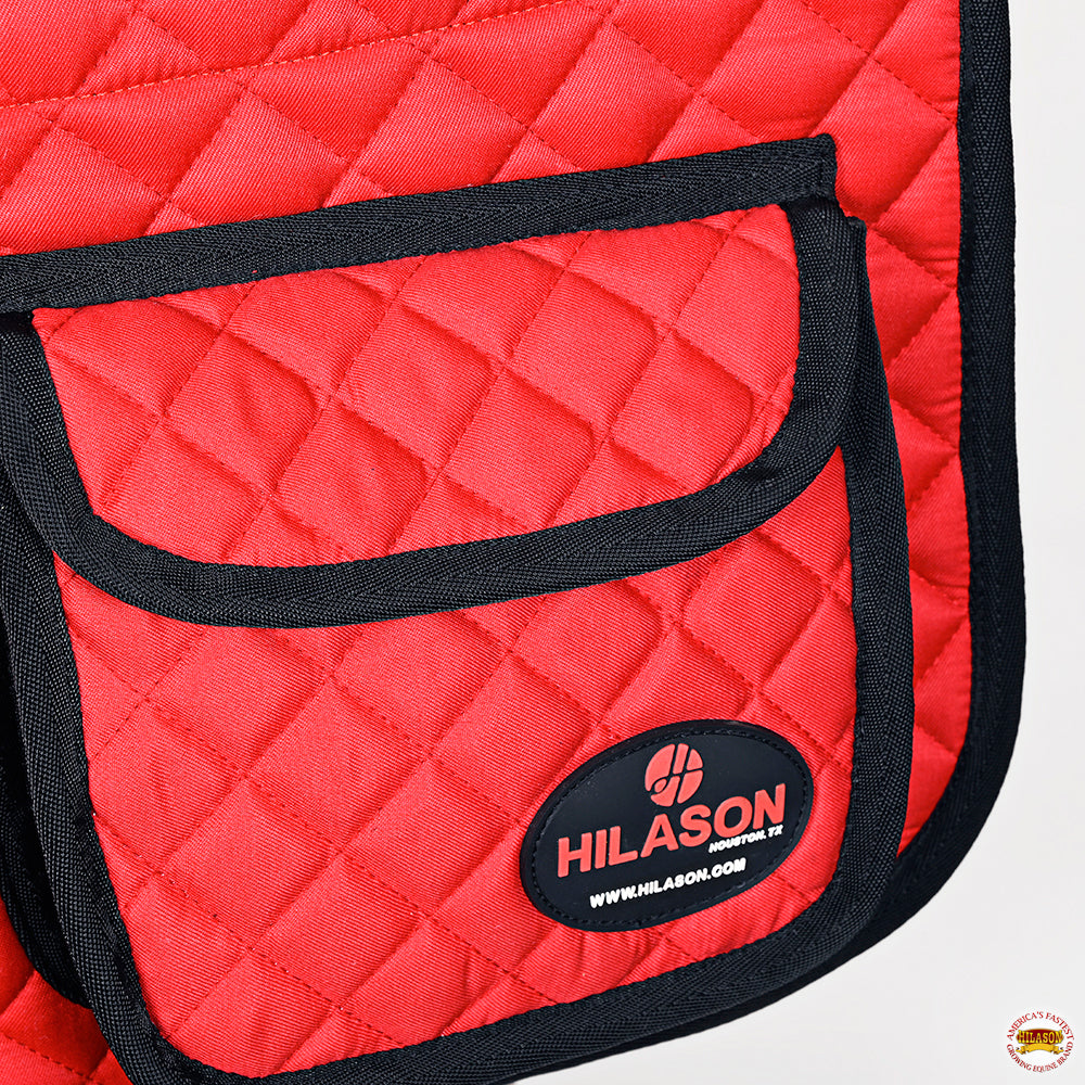 HILASON Western Horse Luxury Quilted Saddle Pads With Pockets