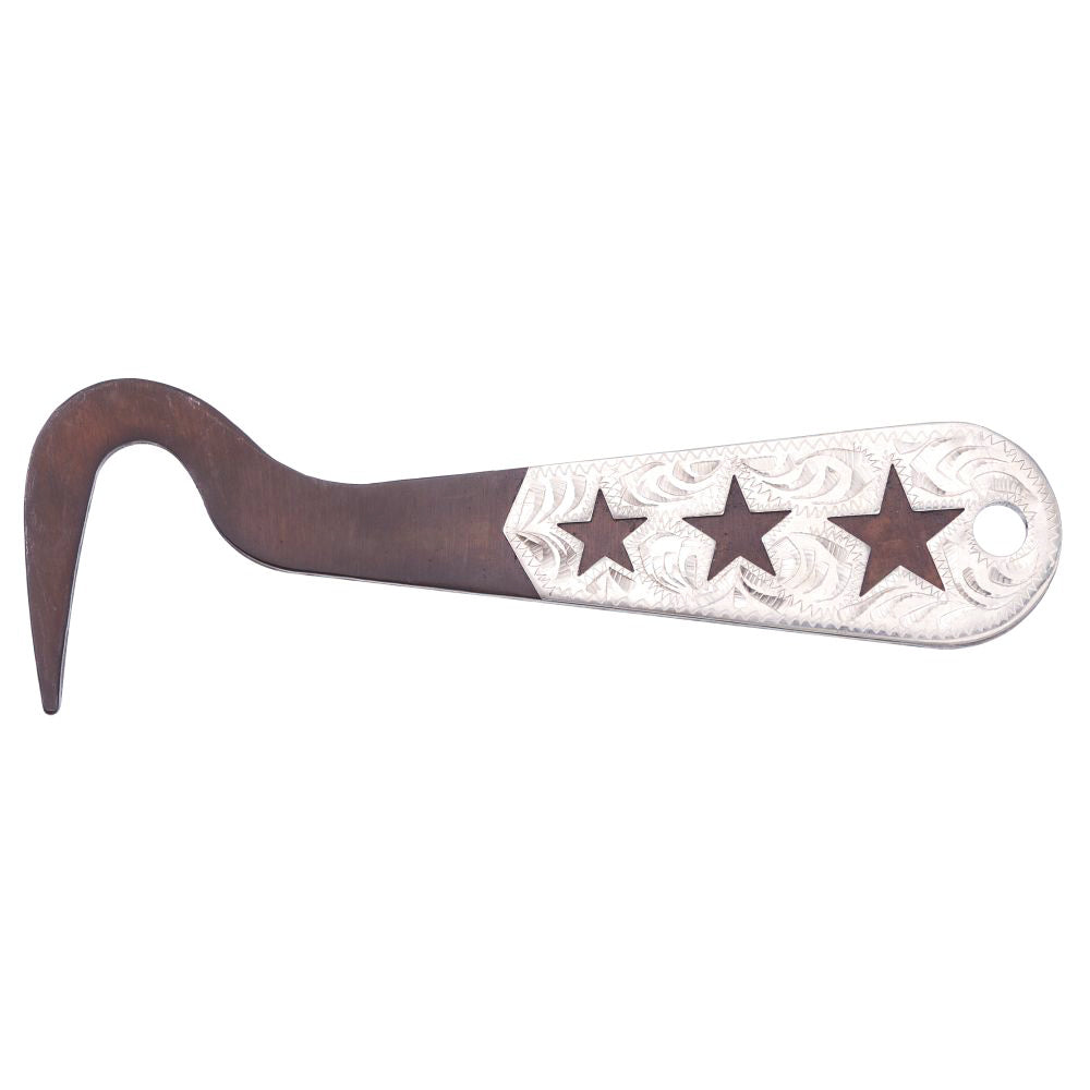 Tough 1 Kelly Silver Star ABR Heavy-Duty Metal Horse Hoof Pick