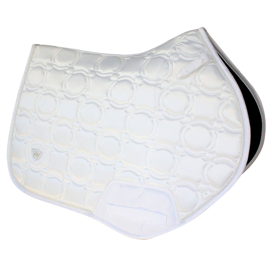 Woof Wear Vision Close Contact Horse Saddle Pad White - Uhorse