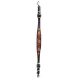 HILASON Western Horse Floral Headstall Breast Collar One American Leather Tack Set