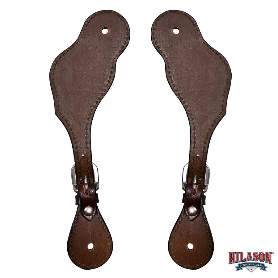 HILASON Hand-Tooled Leather Spur Straps for Men & Women – Western Design, Adjustable Fit