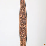 HILASON Western Horse Floral Headstall Breast Collar One American Leather Tack Set