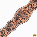 HILASON Western Horse Floral Headstall Breast Collar One Headstall American Leather Tack Set
