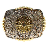 3 3/4 in X 1/4 Crumrine Western Mens Belt Buckle Spur Rowel