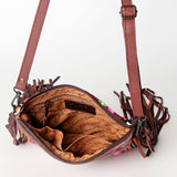 American Darling Cross Body Hand Tooled Saddle Blanket Genuine Leather Western Women Bag Handbag Purse | Crossbody for Cute