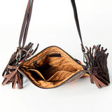 American Darling Cross Body Hand Tooled Saddle Blanket Genuine Leather Western Women Bag Handbag Purse | Crossbody for Cute