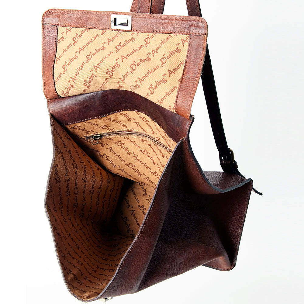 American Darling Backpack Hair On Genuine Leather Women Bag Western Handbag Purse