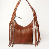 American Darling ADBGI112H Hobo Hand Tooled Hair On Genuine Leather Women Bag Western Handbag Purse