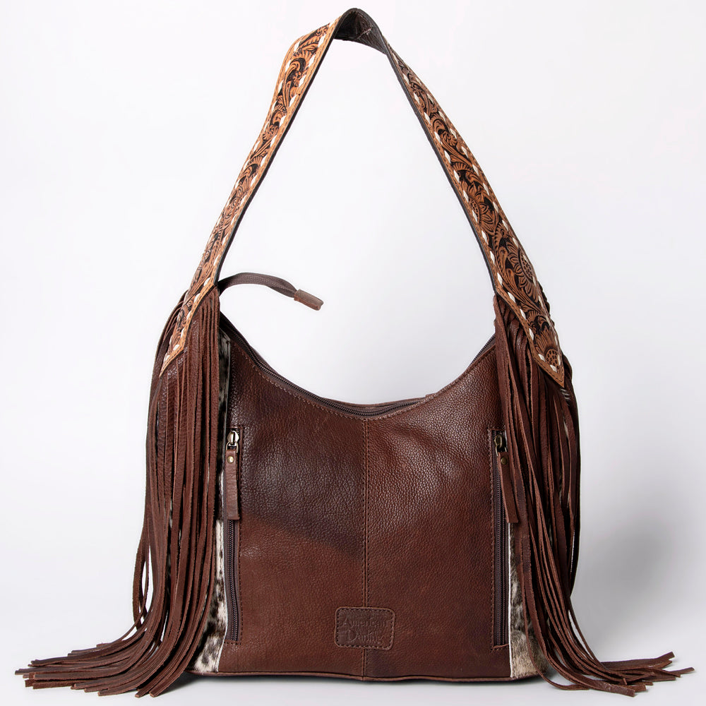 American Darling Hobo Hand Tooled Hair On Genuine Leather Western Women Bag | Handbag Purse Bags for Cute