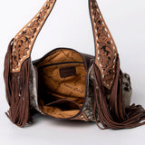 American Darling ADBGI112I Hobo Hand Tooled Hair On Genuine Leather Women Bag Western Handbag Purse