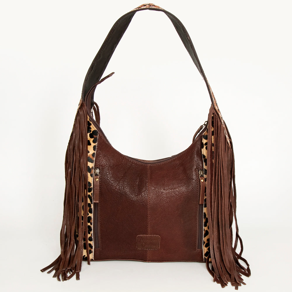 American Darling Hobo Hand Tooled Hair On Genuine Leather Western Women Bag | Handbag Purse Bags for Cute