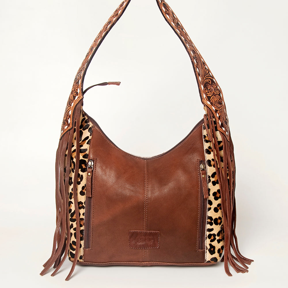 American Darling Hobo Hand Tooled Hair On Genuine Leather Western Women Bag | Handbag Purse Bags for Cute