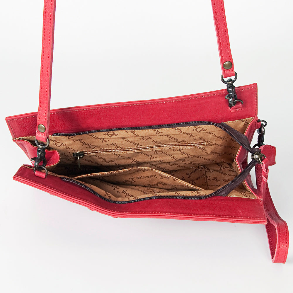 American Darling Cross Body Hair On Full Grain Genuine Leather Western Women Bag Handbag Purse |