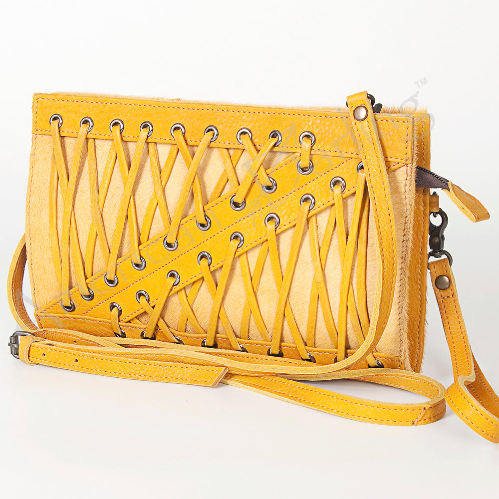 American Darling Cross Body Hair On Full Grain Genuine Leather Western Women Bag Handbag Purse |