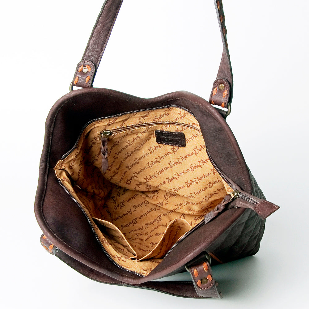 American Darling Tote Genuine Leather Women Bag Western Handbag Purse