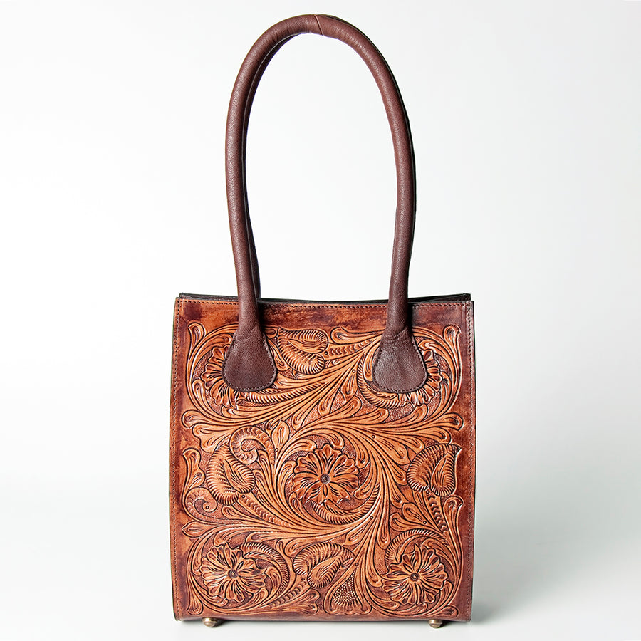 American Darling Tote Hand Tooled Genuine Leather Western Women Bag Handbag Purse | Travel Bags College Casual