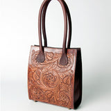 American Darling ADBGZ456 Tote Hand Tooled Genuine Leather Women Bag Western Handbag Purse