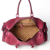 American Darling Duffel Full Grain Genuine Leather Western Women Bag | Handbag Duffle Weekend Travel Bags