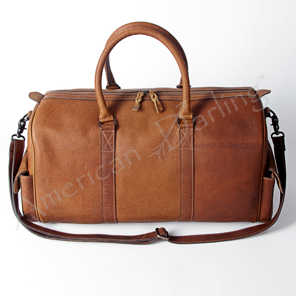 American Darling Duffel Full Grain Genuine Leather Western Women Bag | Handbag Duffle Weekend Travel Bags