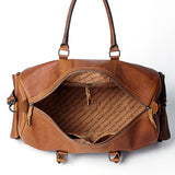American Darling Duffel Full Grain Genuine Leather Western Women Bag | Handbag Duffle Weekend Travel Bags