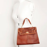 American Darling Briefcase Hand Tooled Genuine Leather Western Women Bag Handbag | Briefcase Bag | Briefcase for Women | Cute Briefcase Bag | Laptop Briefcase Bag