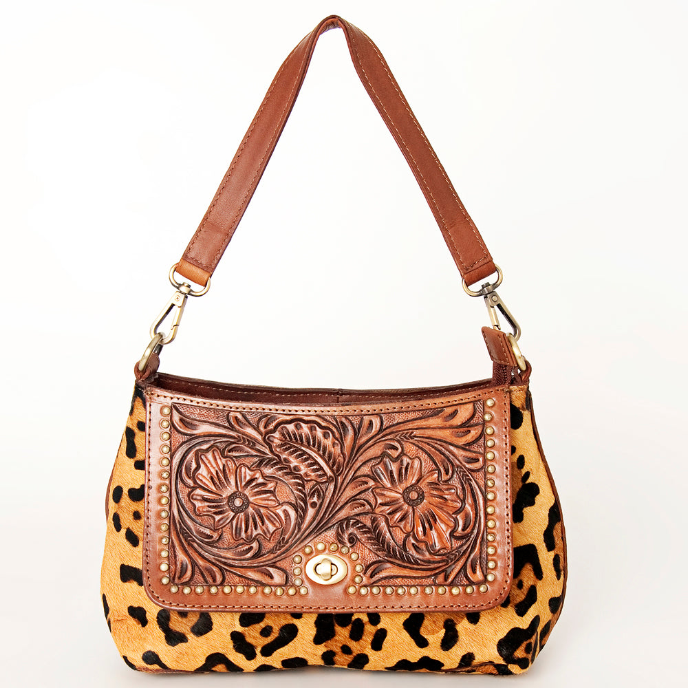 American Darling Hobo Hand Tooled Hair On Genuine Leather Western Women Bag | Handbag Purse Bags for Cute
