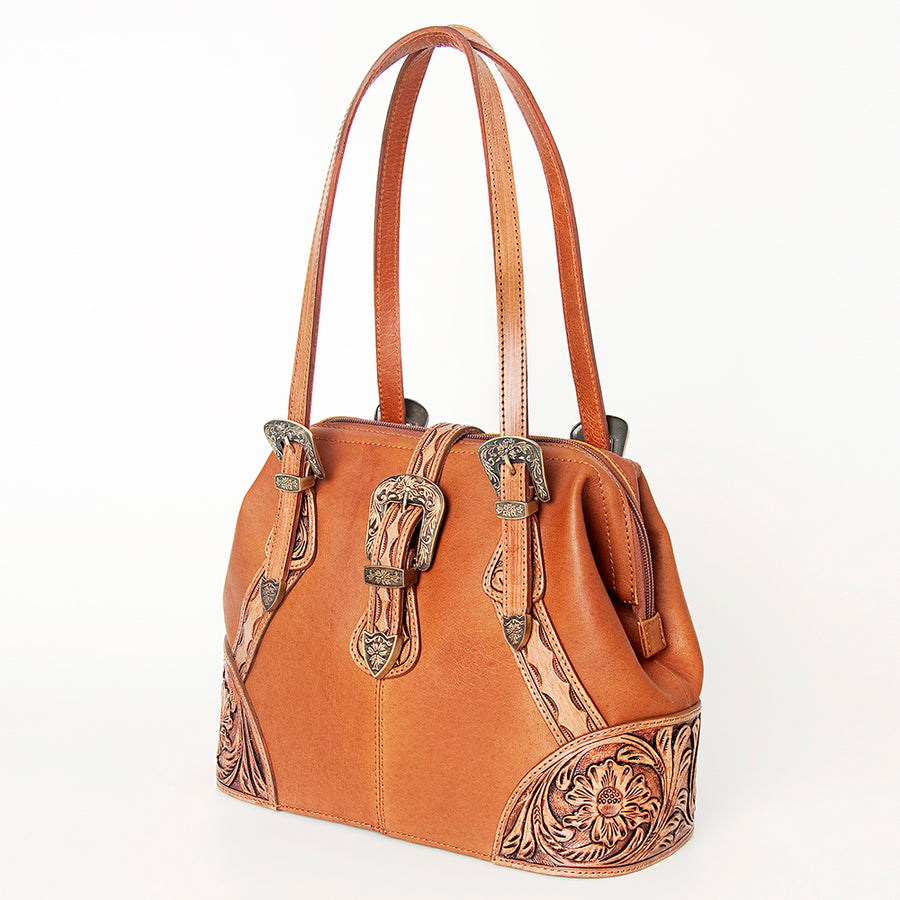 American Darling Tote Hand Tooled Genuine Leather Western Women Bag Handbag Purse | Travel Bags College Casual - Uhorse