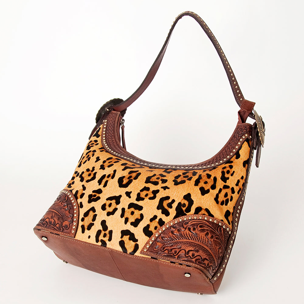 American Darling Hobo Hand Tooled Hair On Genuine Leather Western Women Bag | Handbag Purse Bags for Cute