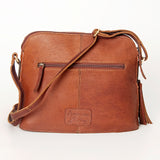 American Darling Cross Body Hand Tooled Hair on-Genuine Leather Western Women Bag Handbag Purse | Crossbody for Cute