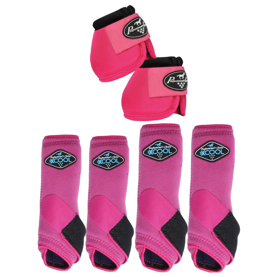 Large Professionals Choice H. 2XCOOL Ballistic Sport Bell Boots 6 Pack by Hilason – Cowboy and equestrian accessories