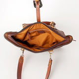 American Darling Tote Hand Tooled Genuine Leather Western Women Bag Handbag Purse | Travel Bags College Casual