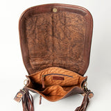 American Darling Cross Body Saddle Blanket Fabric Genuine Leather Western Women Bag Handbag Purse | Crossbody for Cute Travel