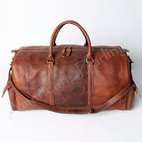American Darling Duffel Full Grain Genuine Leather Western Women Bag | Handbag Duffle Weekend Travel Bags