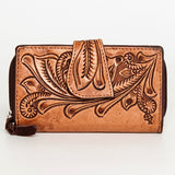 American Darling Wallet Hand Tooled Genuine Leather Women Bag Western Handbag Purse