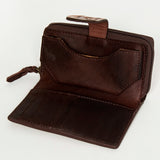 American Darling Wallet Hand Tooled Genuine Leather Women Bag Western Handbag Purse