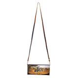 American Darling Wallet Hair on Full Grain Genuine Leather Western Women Bag | Handbag Purse Travel Clutch