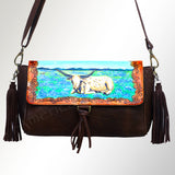 American Darling Cross Body Full Grain Genuine Leather Western Women Bag Handbag Purse | Crossbody for Cute