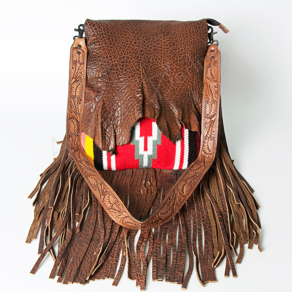 American Darling Large Crossbody Saddle Blanket Genuine Leather Western Women Bag Handbag Purse | Travel Bags College Casual