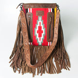 American Darling Large Crossbody Saddle Blanket Genuine Leather Western Women Bag Handbag Purse | Travel Bags College Casual