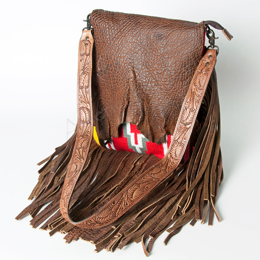 American Darling Large Crossbody Saddle Blanket Genuine Leather Western Women Bag Handbag Purse | Travel Bags College Casual