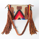American Darling Cross Body Hand Tooled Saddle Blanket Genuine Leather Western Women Bag Handbag Purse | Crossbody for Cute