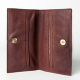 American Darling Wallet Hand Tooled Genuine Leather Western Women Bag | Handbag Purse Wristlet Travel Clutch