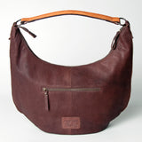 American Darling ADBGZ310E Hobo Hand Tooled Hair On Genuine Leather women bag western handbag purse