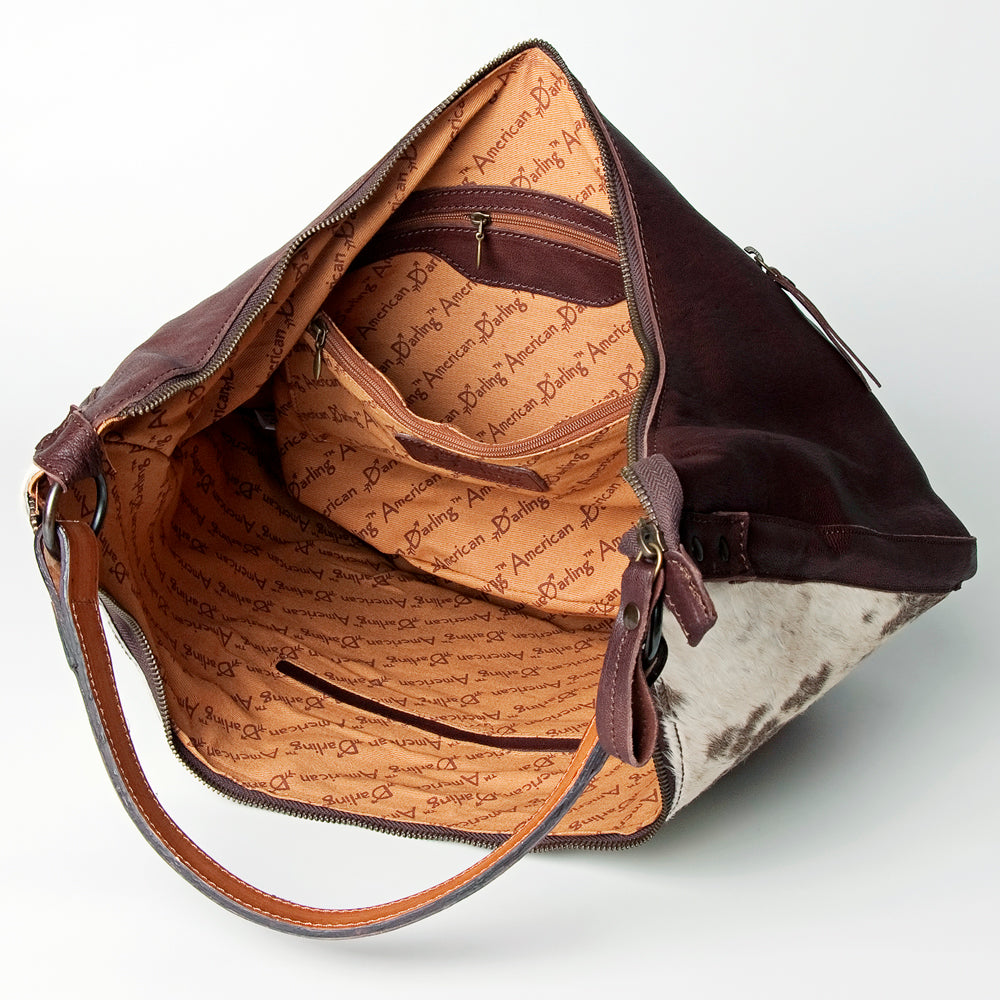 American Darling Hobo Hand Tooled Saddle Blanket Genuine Leather Western Women Bag | Handbag Purse Bags for Cute