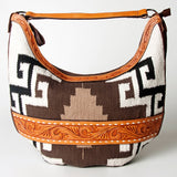 American Darling Hobo Hand Tooled Saddle Blanket Genuine Leather Western Women Bag | Handbag Purse Bags for Cute