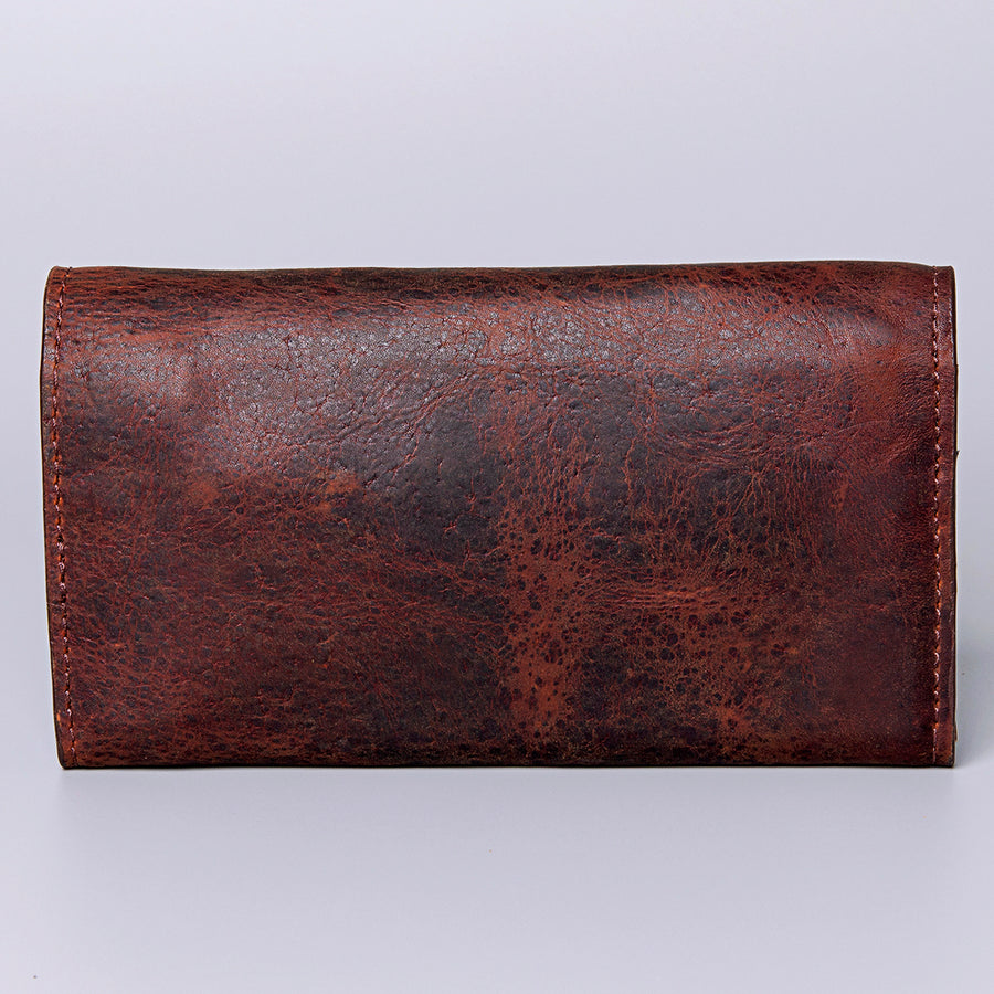 American Darling Wallet Hand Tooled Genuine Leather Western Women Bag | Handbag Purse Wristlet Travel Clutch