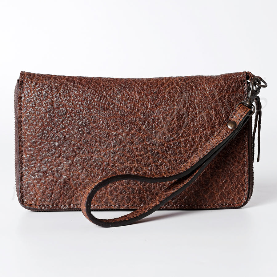 American Darling Wristlet Full Grain Genuine Leather Women Bag Western Handbag Purse | Travel Clutch