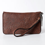 American Darling ADBGZ394A Wristlet Genuine Leather women bag western handbag purse