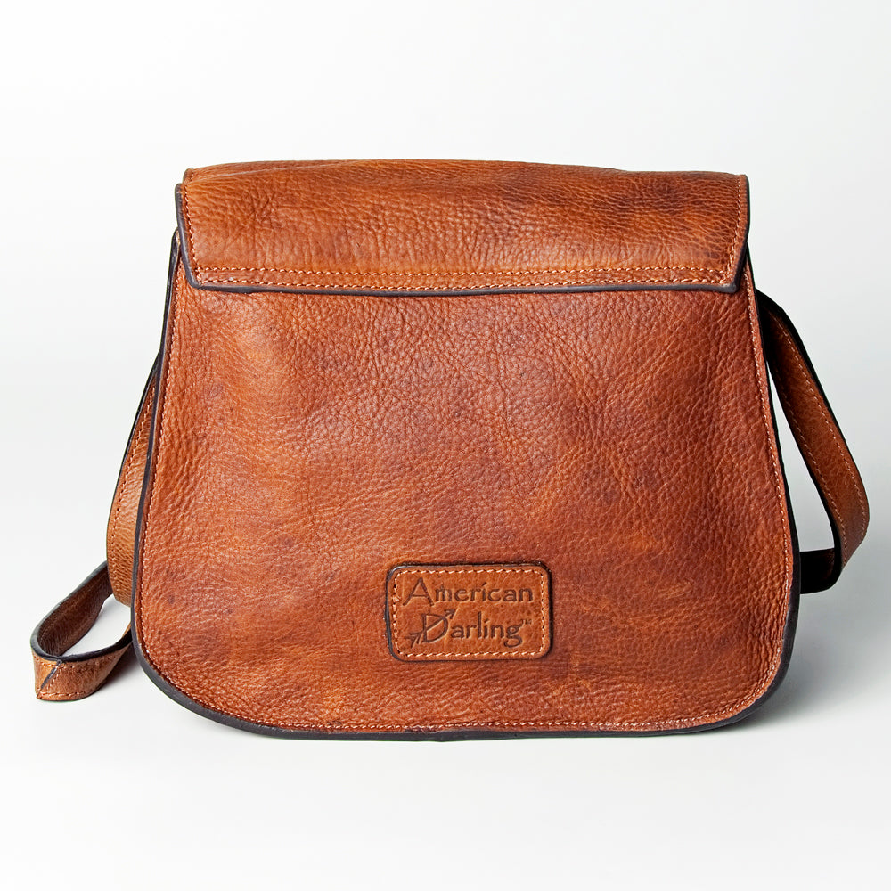 American Darling Cross Body hand tooled Full Grain Genuine Leather Western Women Bag Handbag Purse | Crossbody for Cute